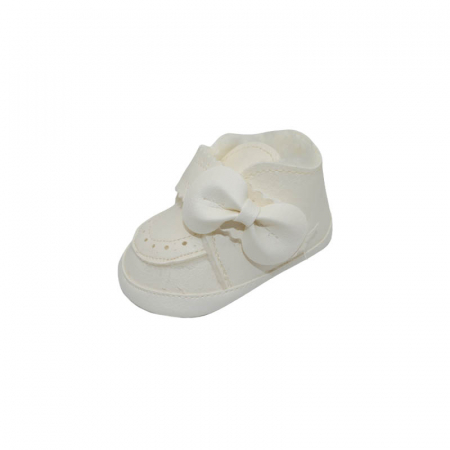 Botosei eleganti imblaniti pentru fete Christopher Baby Club KOD-3429, Crem [1]