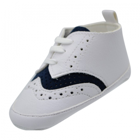 Botosei bebelusi - Botosei eleganti pentru baieti Christopher Baby Club 6383-1, Alb
