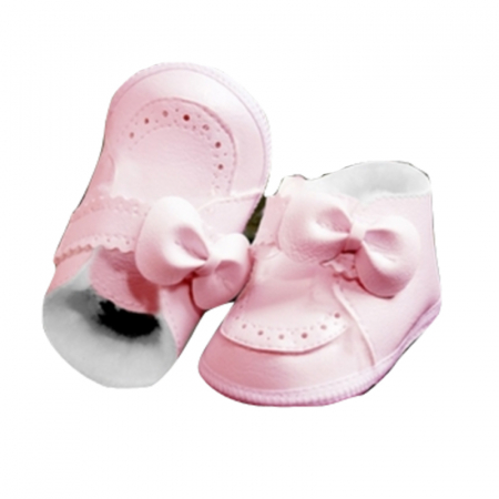Botosei bebelusi - Botosei eleganti pentru fete Baby Club Christopher 3429FR-1-10-0-3-luni, Roz