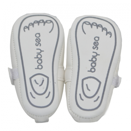 Botosei eleganti pentru fete Baby Sea 0709, Alb [3]