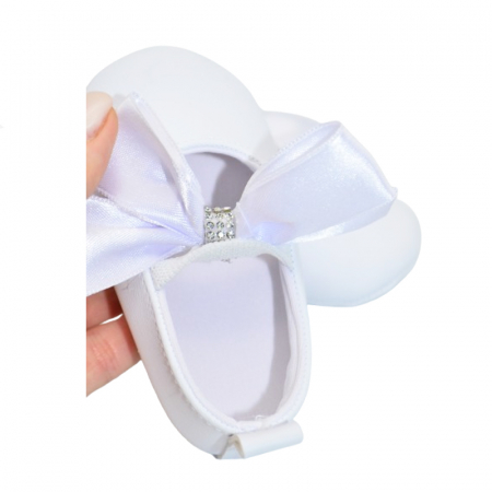 Botosei eleganti pentru fete Mini Junior 1008-A, Alb [4]