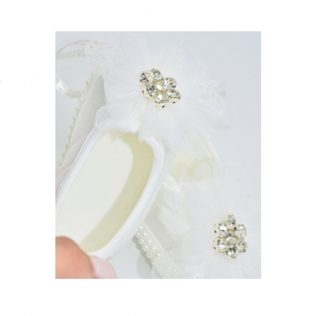 Botosei eleganti pentru fete Mini Junior BTS-BS2, Alb [4]