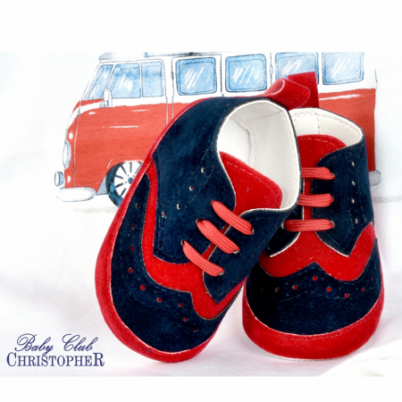 Botosei pentru baieti Christopher Baby Club 6031-BRA-10-0-3-luni, Bleumarin [3]