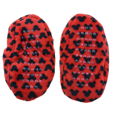 Botosei de casa antiderapanti pentru baieti Sun City Mickey Mouse HS0672R-27-28, Rosu [3]
