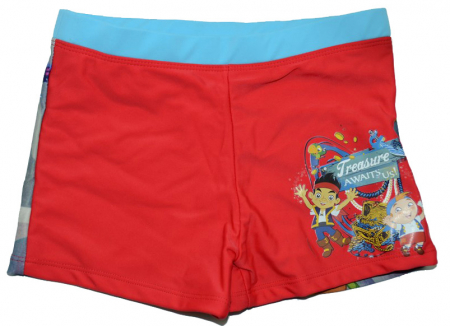 Costume de baie - Boxeri de baie pentru baietei Piratul Jack-Sun City EN1819R-128, Rosu