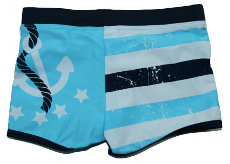 Boxeri de baie pentru baietei Piratul Jack-Sun City OE1807A-98, Albastru [1]