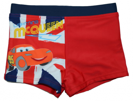 Costume de baie - Boxeri de plaja pentru baieti Disney Cars EN0125R-74, Rosu