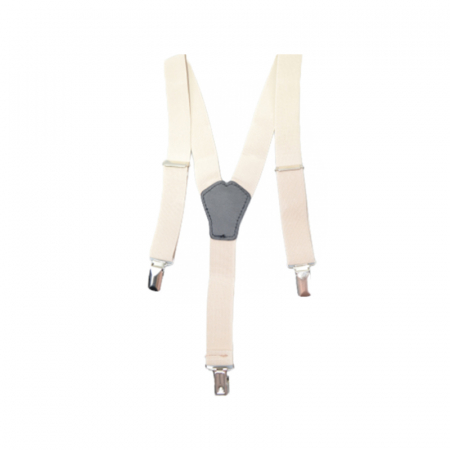 Îmbrăcăminte băieți - Bretele reglabile pentru baieti, Mini Junior BRTMJ2203-2, Crem