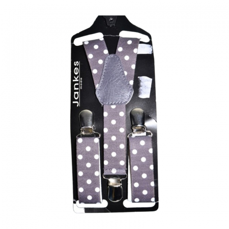 Îmbrăcăminte băieți - Bretele reglabile pentru baieti, Mini Junior BRTMJ2603-1, Gri