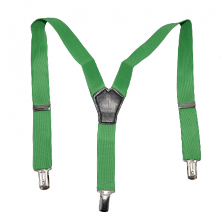 Îmbrăcăminte băieți - Bretele reglabile pentru copii Mini Junior BRGL-2, Verde