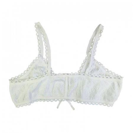 Bustiera din bumbac, pentru fete, Sevim 3559BF, Alb [1]