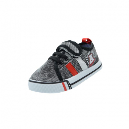 Tenisi baieti - Tenisi din panza pentru baieti Tom Miki C-T9062-W-20, Negru