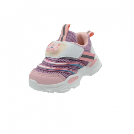 Adidasi fete - Pantofi sport pentru fete Tom Miki C-T9090-E-21, Roz