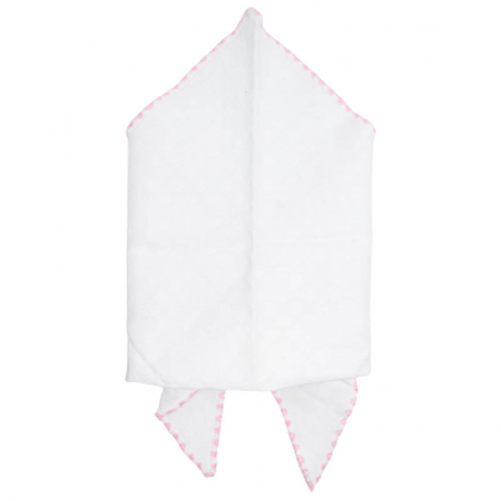 Set caciula cu snur si esarfa pentru fete Piticot 3052023-3, Alb [3]