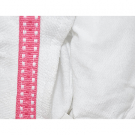 Set caciula cu snur si esarfa pentru fete Piticot 3052023-3, Alb [4]