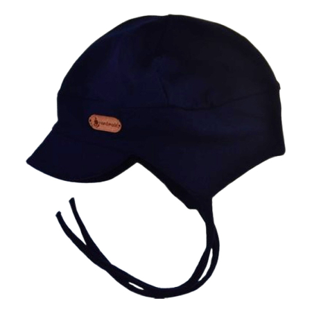 Caciula din bumbac, cu 2 straturi, pentru baieti, Mini Junior C1711B-40, Bleumarin [1]