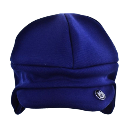 Caciuli si palarii de vara baieti - Caciula din bumbac, cu 2 straturi, pentru baieti, Mini Junior C1811B4-40, Bleumarin