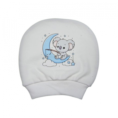 Caciuli si palarii de vara baieti - Caciula din bumbac, pentru baieti, Mini Junior CA10012-7, Alb