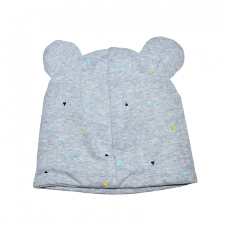 Caciula din bumbac, pentru baieti, Mini Junior CABMJ1303-14, Gri [1]