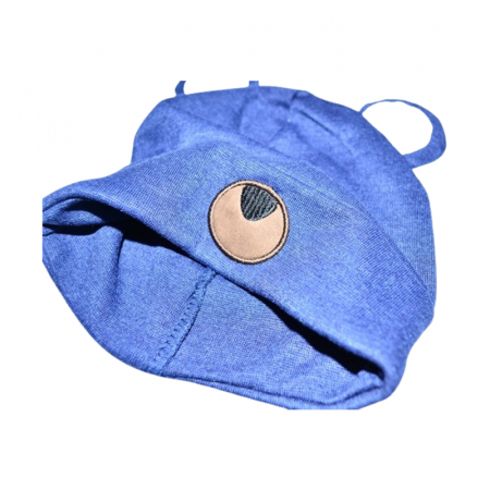 Caciula din bumbac, pentru baieti, Mini Junior CABMJ1303-23, Bleumarin [2]