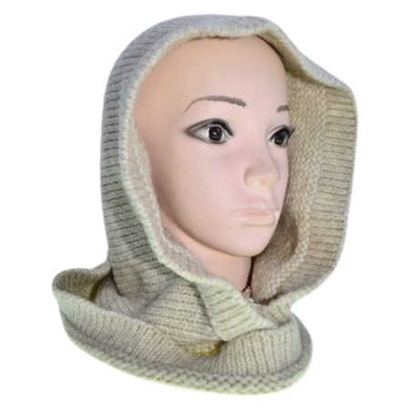 Caciuli fete - Caciula tip cagula, pentru copii, Mini Junior CG0111C-10, Crem