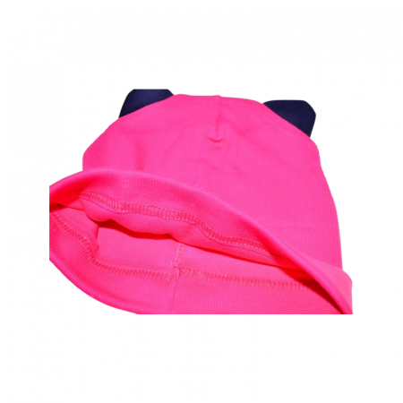 Caciula din bumbac, pentru fete, Mini Junior CAMJ1303-6, Fucsia [2]