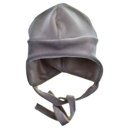 Caciuli si palarii de vara baieti - Caciula din bumbac si catifea, pentru baieti, Mini Junior C1811B, Bej