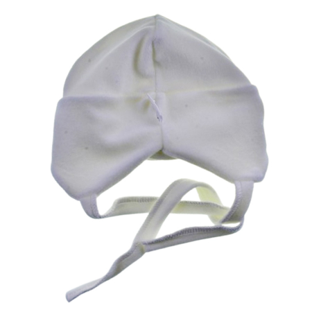 Caciula din catifea si bumbac, cu 2 straturi, pentru copii, Mini Junior C1711A-36, Alb [1]