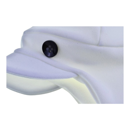 Caciula din catifea si bumbac, cu 2 straturi, pentru copii, Mini Junior C1711A14-38, Alb [3]