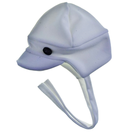 Caciula din catifea si bumbac, cu 2 straturi, pentru copii, Mini Junior C1711A14-38, Alb [1]