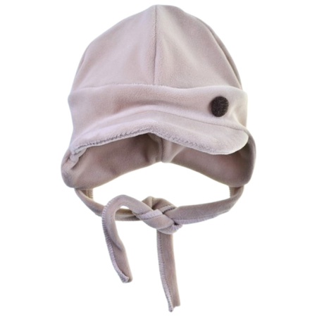 Caciuli si palarii de vara baieti - Caciula din catifea si bumbac, cu 2 straturi, pentru copii, Mini Junior C1711B3-38, Bej