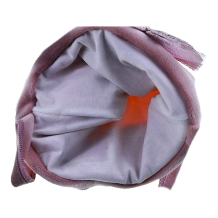 Caciula din catifea si bumbac, cu 2 straturi, pentru fete, Mini Junior C1811R-38, Roz [3]