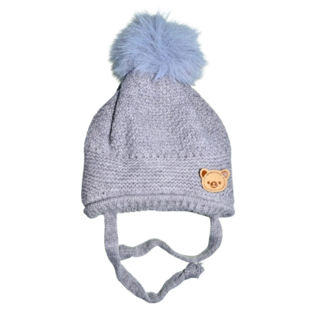 Caciuli si palarii de vara baieti - Caciula groasa, pentru baieti, Mini Junior C1511UG-36, Gri