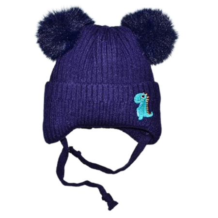 Caciuli si palarii de vara baieti - Caciula groasa, pentru baieti, Mini Junior CB1511DB, Bleumarin