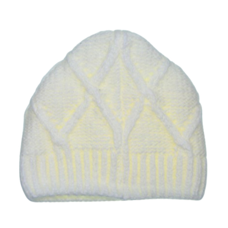 Caciula groasa pentru fete, Mini Junior C0111A, Alb [1]