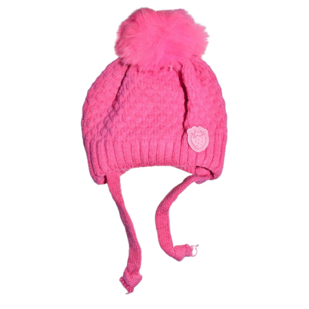 Caciuli fete - Caciula groasa, pentru fete, Mini Junior C1511CF-36, Fucsia