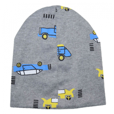 Caciula pentru baieti Ala Baby SD63130-48, Gri [2]