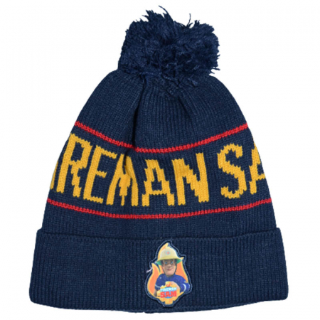 Căciuli băieți primăvară, toamnă și iarnă - Caciula pentru baieti E Plus M  Fireman SAM SD1265, Bleumarin