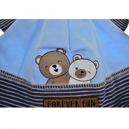 Caciula pentru baieti Mini Junior 46-022, Albastru [2]