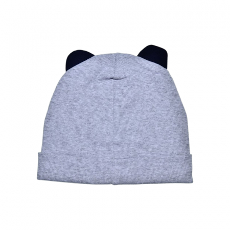 Caciula din bumbac, pentru baieti, Mini Junior CABMJ1303-3, Gri [1]