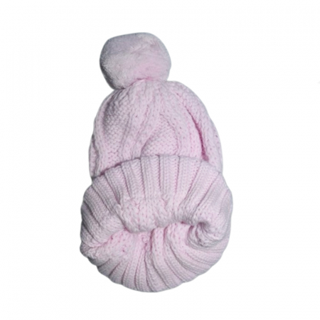 Caciula pentru fete Mini Junior CLA-MJ5, Roz [1]