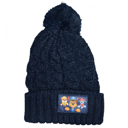 Căciuli băieți primăvară, toamnă și iarnă - Caciula pentru baieti E Plus M Paw Patrol SD1231, Bleumarin