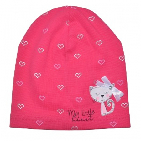 Caciuli fete - Caciula  pentru fete Mini Junior MJ0105-70, Fucsia