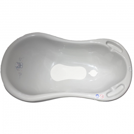 Cadita 84 cm pentru bebelusi Maltex Bear Mis 2107G, Gri [1]