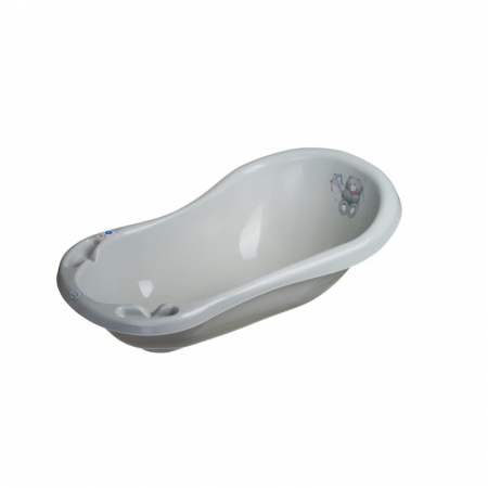 Cadita 84 cm pentru bebelusi Maltex Bear Mis 2107G, Gri [0]