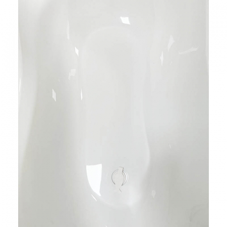 Cadita de baie din plastic cu scurgere 102 cm Little Bunnies Tega Baby DK-005-103, Alb [1]