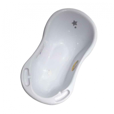 Cadite si suporturi bebelusi - Cadita cu scurgere pentru bebelusi 84 cm Keeeper Stars 048421-A, Alb