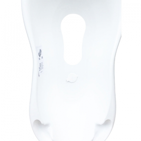 Cadita cu scurgere si anti alunecare pentru bebelusi din plastic 84 cm Lulu Maltex 3449-60, Alb [1]