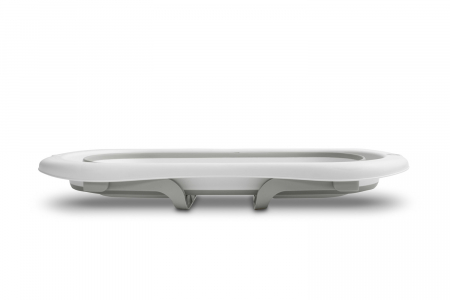 Cadita pliabila pentru bebelusi cu dop de scurgere 82 x 48 x 23.5 cm Keeeper Maja 200523G, Gri [4]