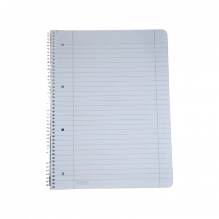 Caiet A4 cu spirala, cu linii, Herlitz, 80 file, 80 g/mp, Dictando, Motiv new batik fearless 19122024, Bleumarin [1]
